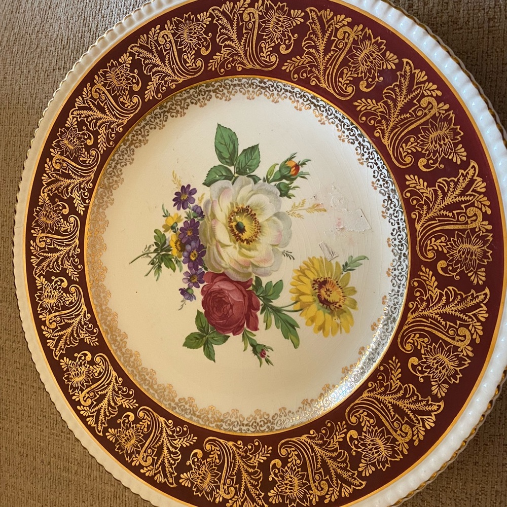 Solianware Simpsons English dinner plate